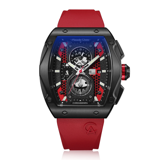 Alexandre Christie Chronograph Red Men's Watch 6608MCRIPRE