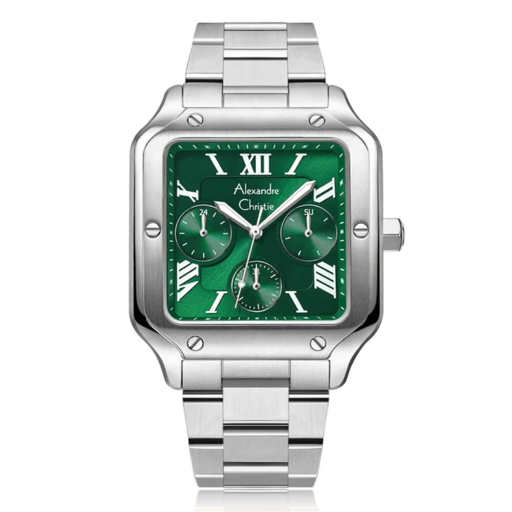 Alexandre Christie Multi-Function Green Dial Men's Watch 2B18MFBSSGNSL