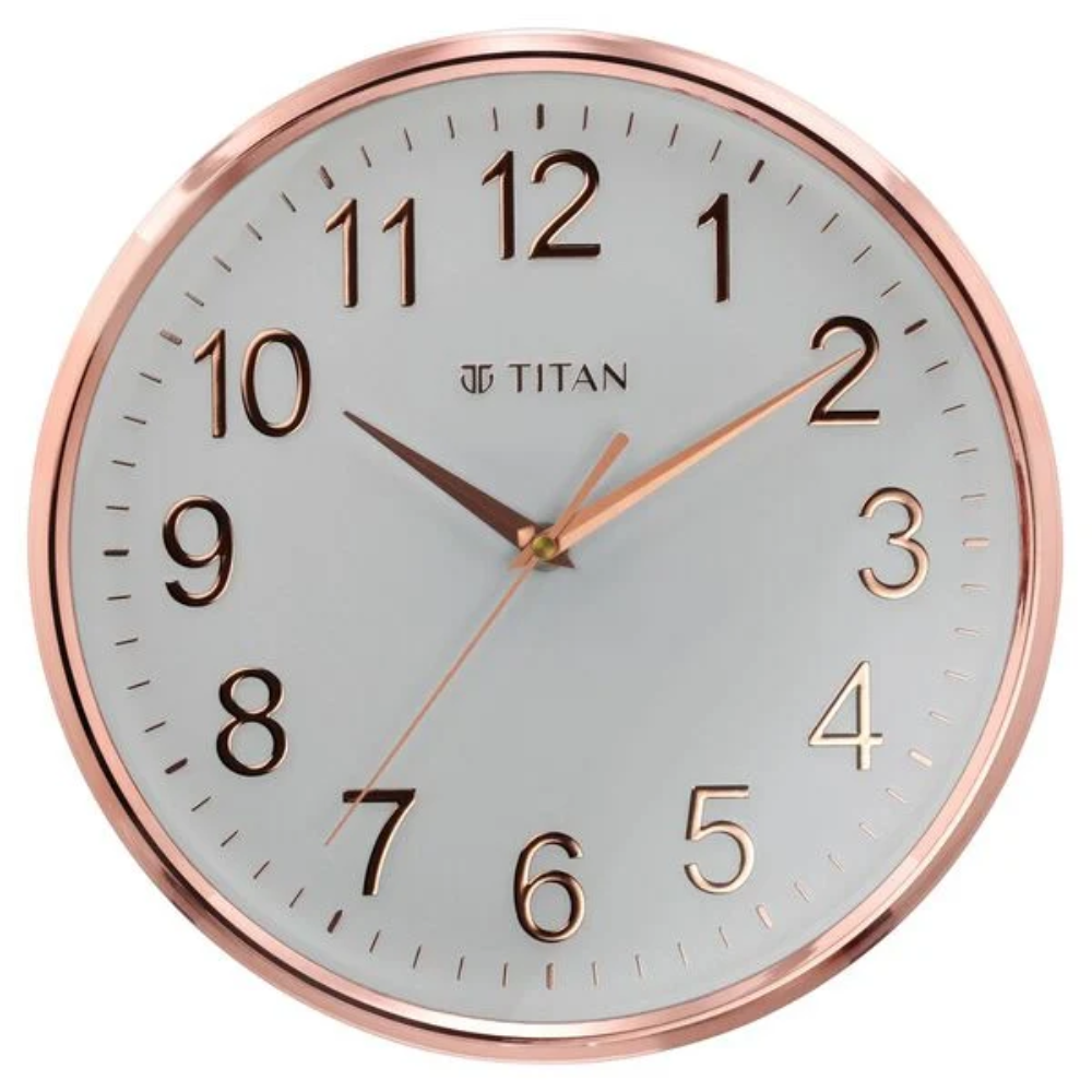 Titan Classic White Dial Wall Clock NTW0001PA02A