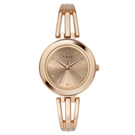 Timex Rose Gold Dial Women's Watch TWTL10305