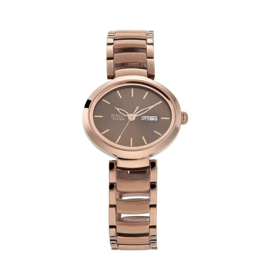 Titan Raga Viva Brown Women's Watch 2620QM01