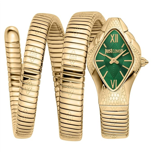 Just Cavalli Cristallo Green Dial Women's Watch JC1L307M0035