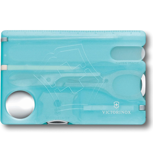 Victorinox SwissCard NailCare Aqua Blue Multi Tool 0.7240.T21B1