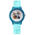 Zoop Chhota Bheem White Dial Turquoise Strap Boys Girls Kids Analog Watch 16042PP01