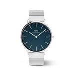 Daniel Wellington Classic Analog Blue & Silver Men's Watch DW00100776K