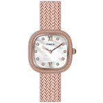 Timex White Dial Women's Analog Mesh Strap Watch TWEL28602
