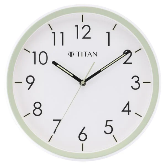 Titan White Dial Wall Clock W0055PA01