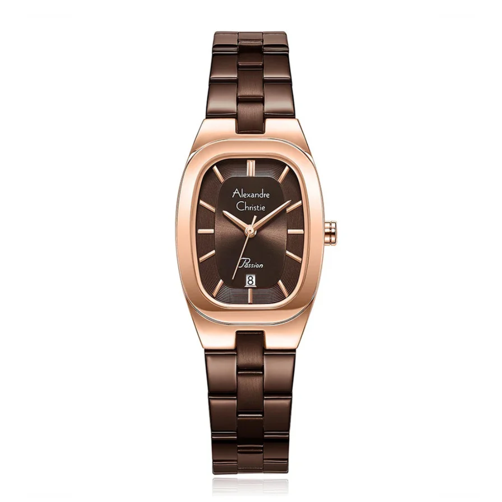 Alexandre Christie Classic Brown Women's Quartz Watch 2B53LDBROBO