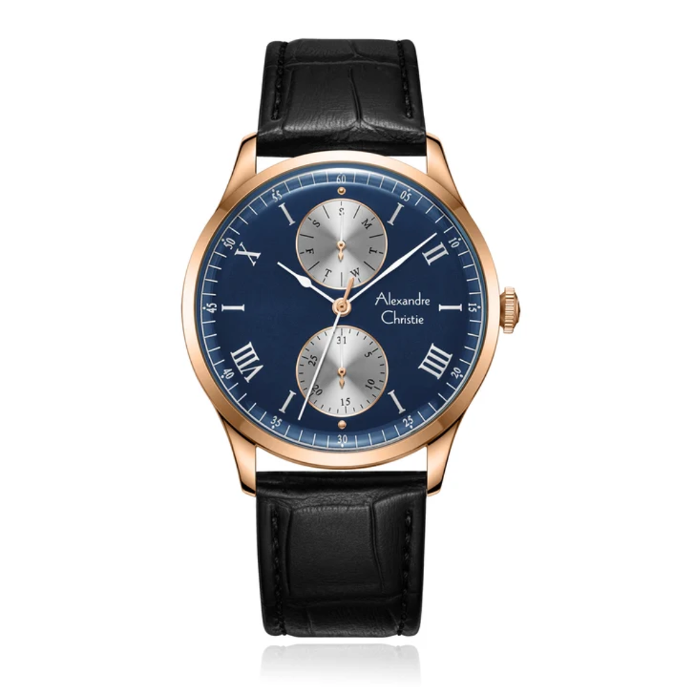 Alexandre Christie Classic Black Men's Watch 6437MFLRGBU
