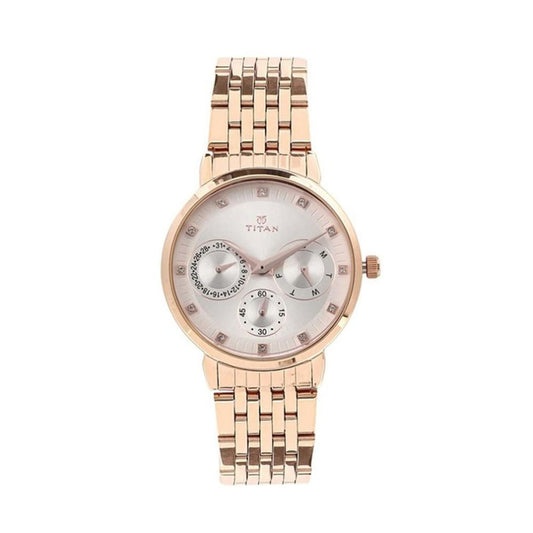 Titan Neo Beige Dial Women's Watch 2569WM02