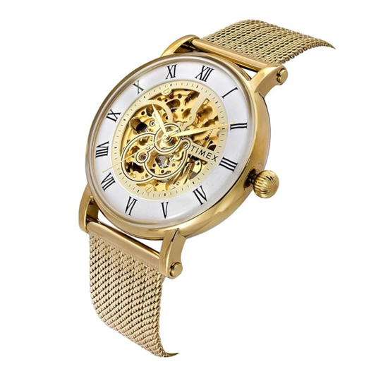 Timex Automatic White Dial Men Watch TWEG16722