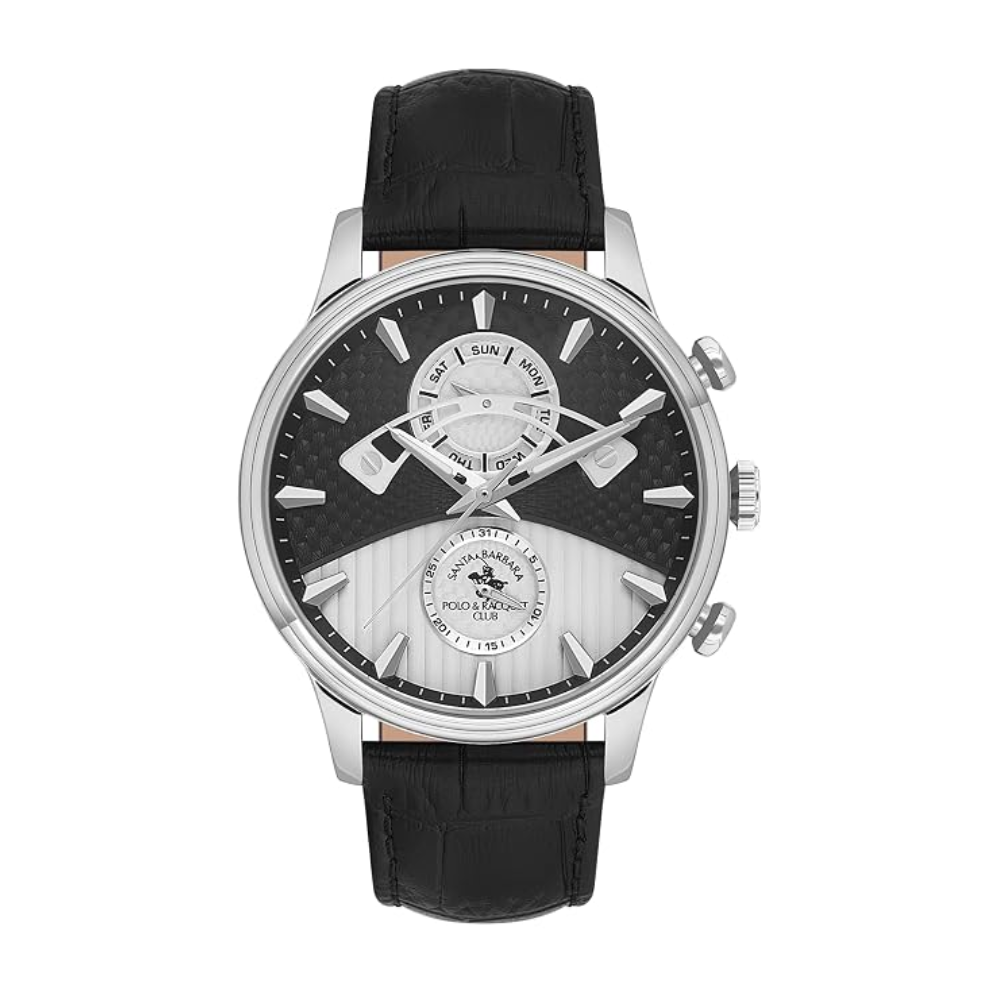 Santa Barbara Polo & Racquet Club Two Tone Dial Men's Watch SB.1.10593-1