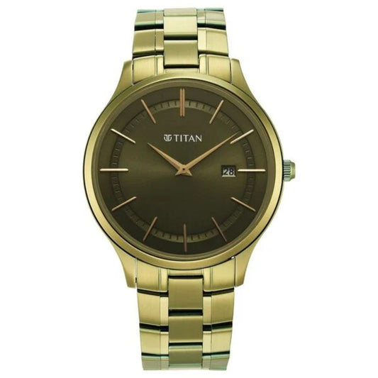 Titan Classique Slim II Gold Watch 90142QM03