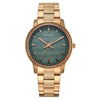 Titan Sports Fashion Green & Rose Gold Women’s Watch 2766WM01
