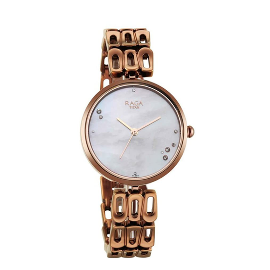 Titan Raga Chic Mother Of Pearl Women's Watch 2659QM01