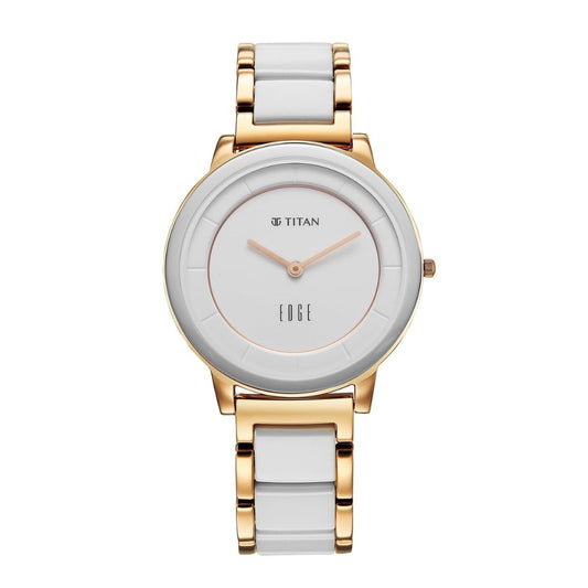 Titan Edge Melange Rose Gold Women's Watch 2777KD03
