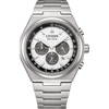 Citizen Zenshin White Dial Men's Chronograph Titanium Watch CA4610-85A