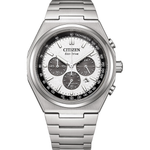 Citizen Zenshin White Dial Men's Chronograph Titanium Watch CA4610-85A