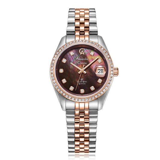 Alexandre Christie Classic Brown Women's Watch 5012LDBTRMO