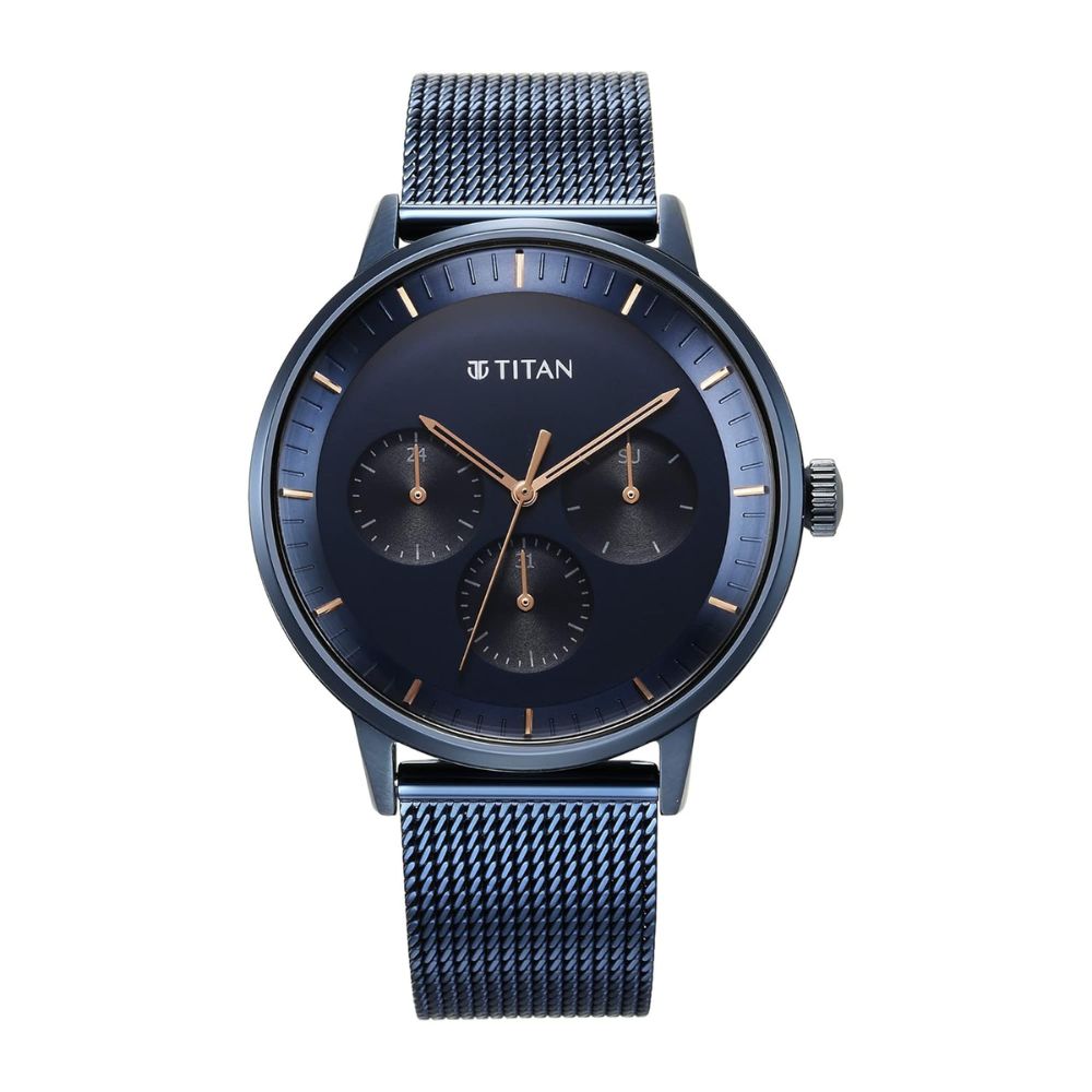 Titan Modern Classics Black Men's Watch 94006QM04