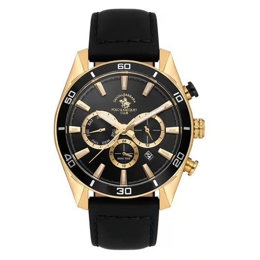 Santa Barbara Polo & Racquet Club Chronograph Black Dial Men's Watch SB.1.10627-4