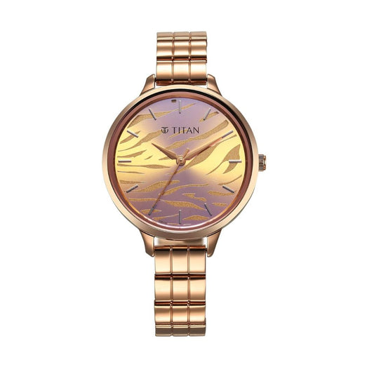 Titan Secluded Rose Gold Women's Watch 2703WM01