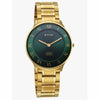 Titan Edge Gleam Green Golden Men Watch 1843YM05