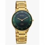 Titan Edge Gleam Green Golden Men Watch 1843YM05