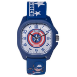 Zoop Marvel Captain America Dial Blue Strap Boys Kids Analog Watch 16045PP01