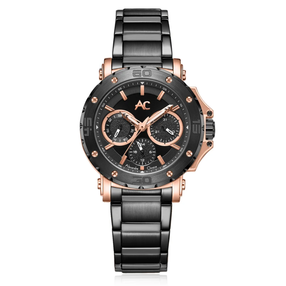 Alexandre Christie Multifunction Black Women's Watch 9205BFBBRBA