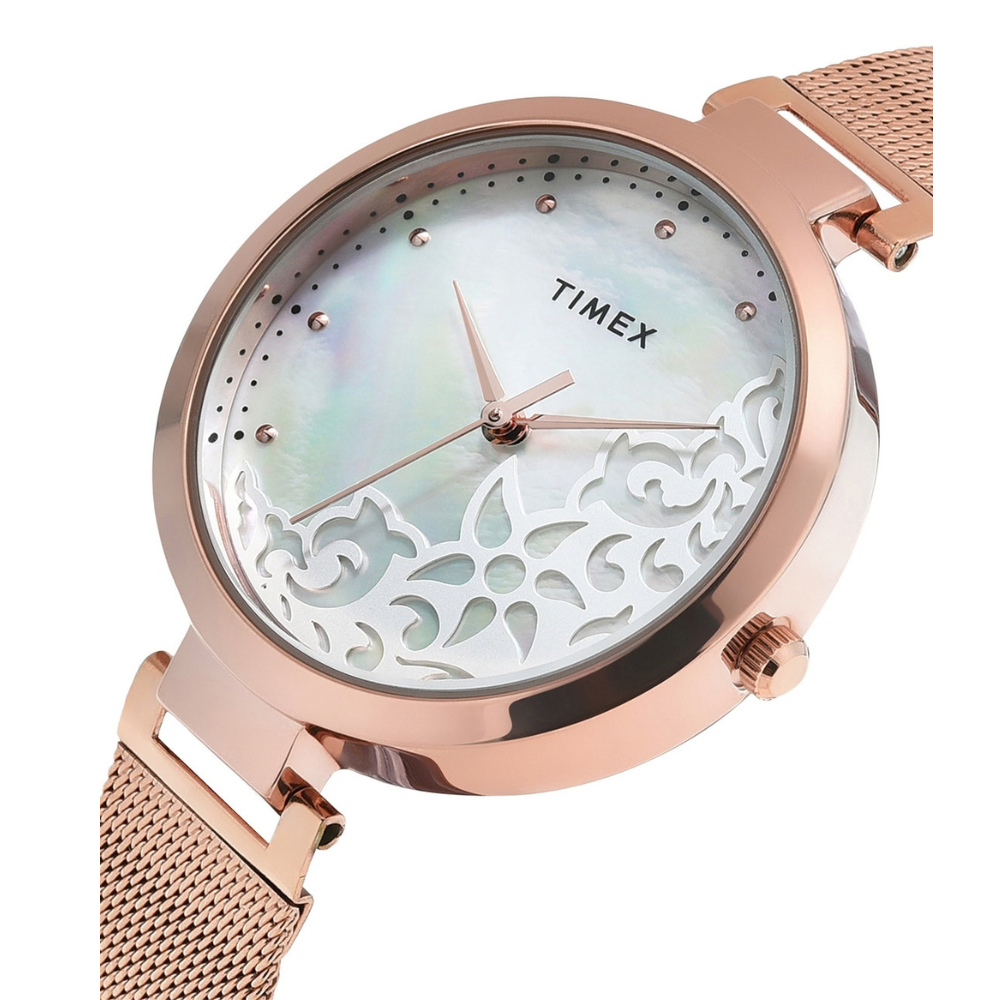 TIMEX Rose Gold Women Watch TW000X220