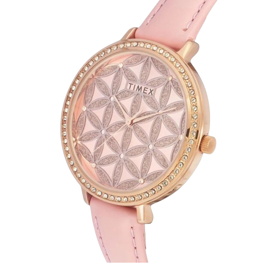 Timex Fashion Pink Dial Women's Watch TWEL14707
