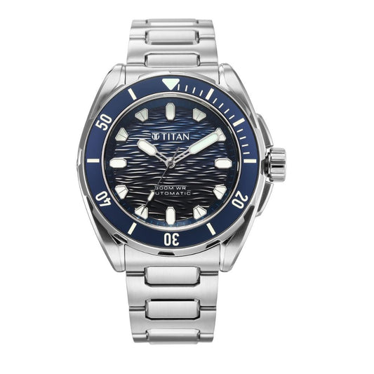 Titan Zero Hour Diver's Blue Men's Watch 10069KM01