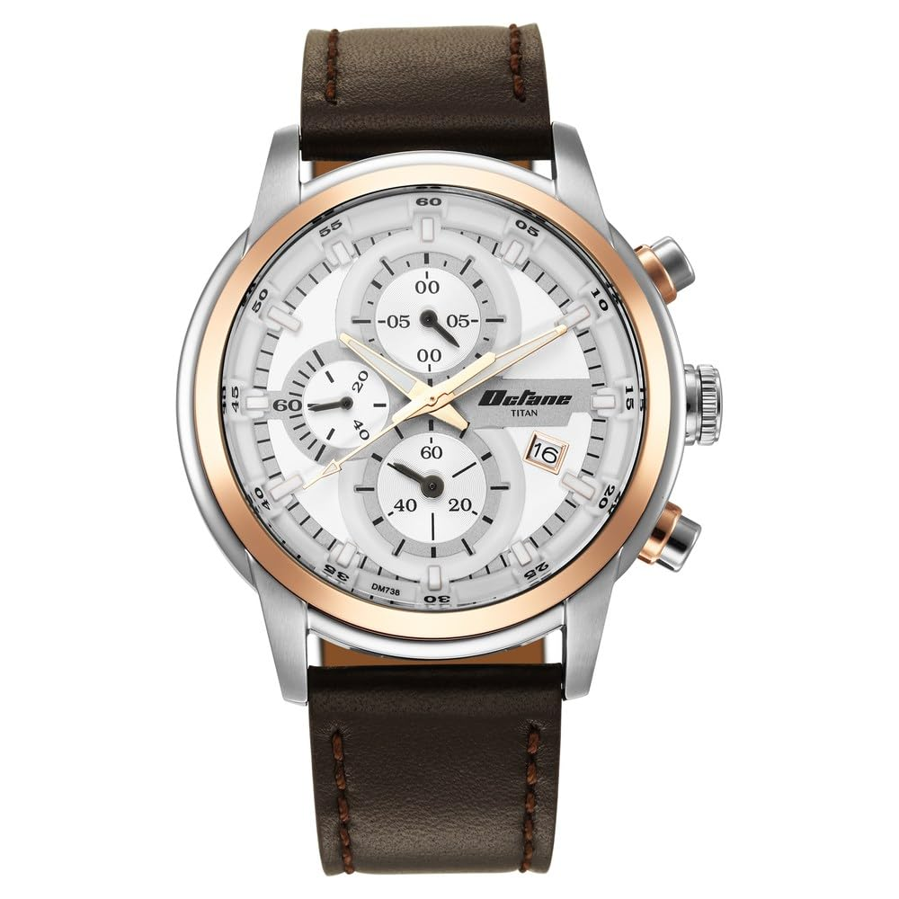 Titan Octane Silver Men's Watch NT90086KL02