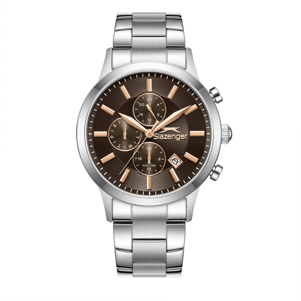 Slazenger Chronograph Brown Dial Men's Watch SL.09.2264.2.10