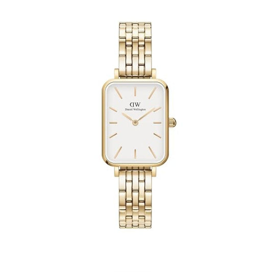 Daniel Wellington Quadro 5-Link Bezel Stainless Steel Women's Watch DW00100622K