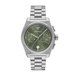 Emporio Armani Green Dial Men's Chronograph Watch AR11640