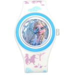 Zoop Disney Frozen Blue Dial White Strap Girls Kids Watch NSC4048PP43