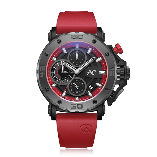 Alexandre Christie Chronograph Black Men's Watch 9205MCREPBARE