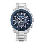 Titan Octane Fashion Accendo Chronograph Knurled Bezel & Lume Hands Men's Watch 90239KM01
