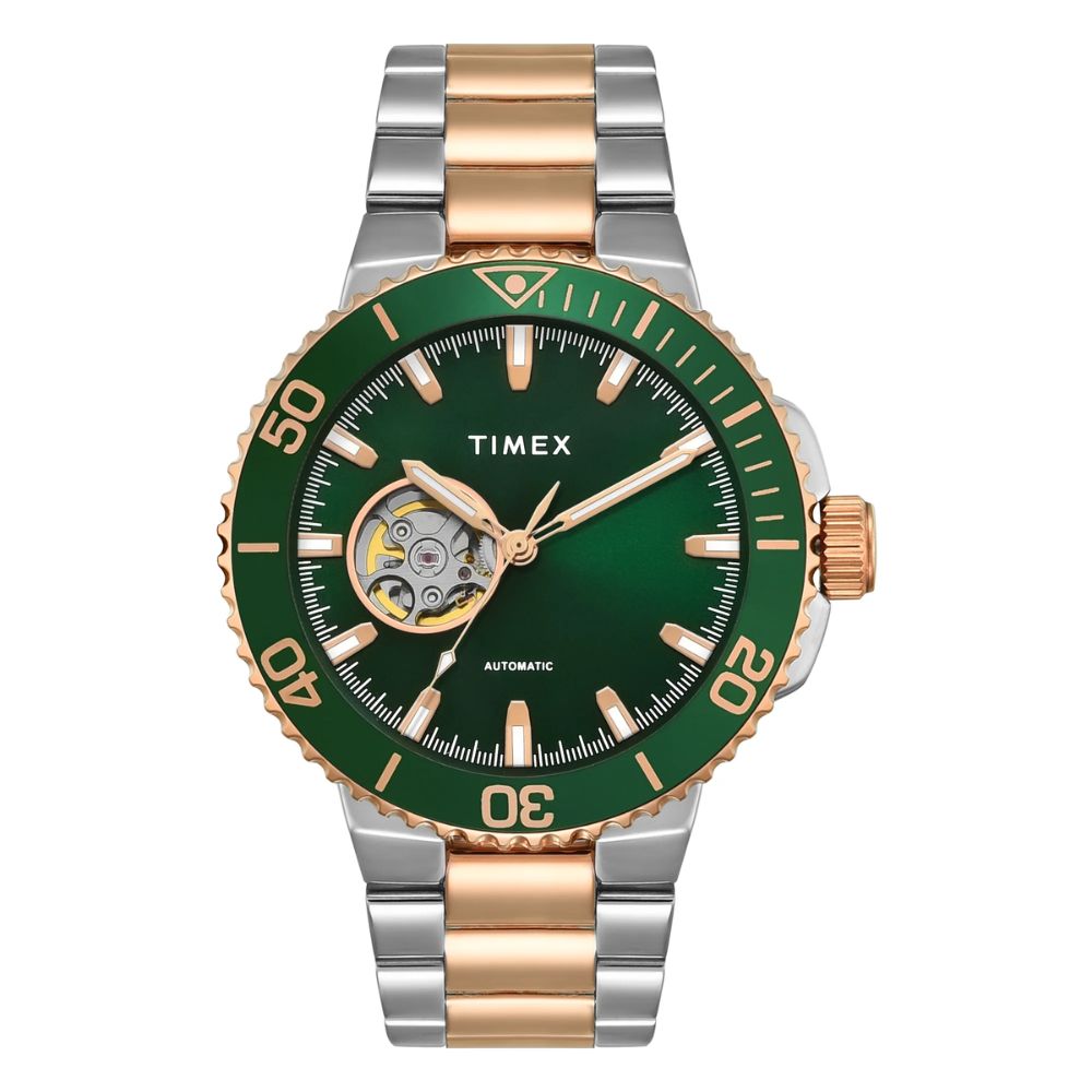 TIMEX Signio Green Dial Men's Watch TWEG31701