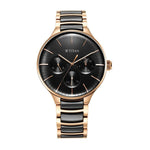 Titan Ceramic Fusion Rose Gold Men's Watch 90148KD03