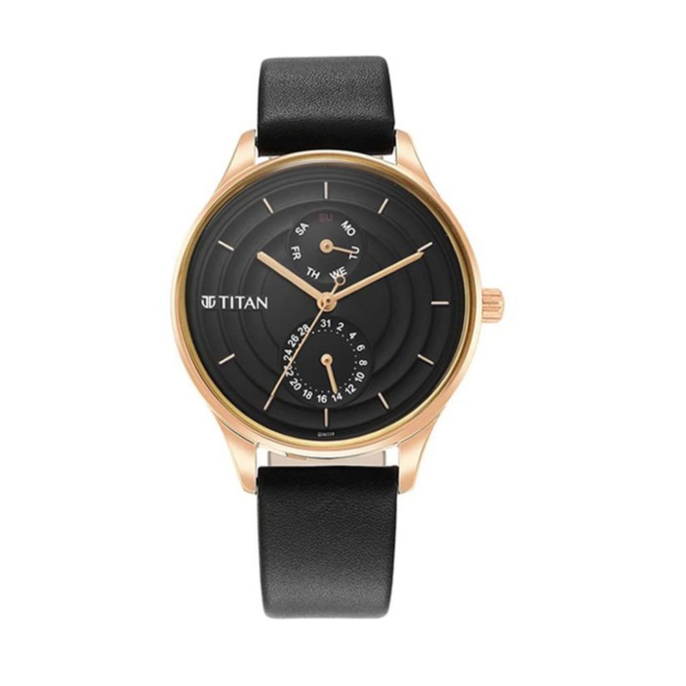 Titan Black Women's Watch 2670WL07