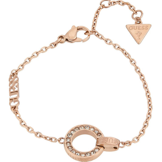 GUESS Steel Gold-plated Bracelet Women's UBB03162RGS