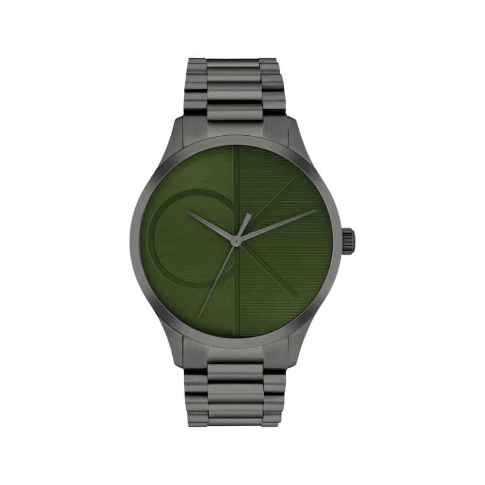 Calvin Klein Iconic Green Dial Unisex Watch 25300027