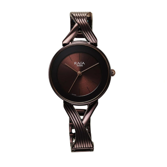 Titan Raga Chic Brown Women's Watch 2698QM01
