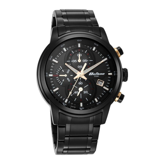 Titan Octane Black Men's Watch 90086KM05