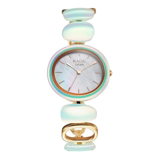 Titan Ceramic S Upgrades White Women's Watch 95146KD04