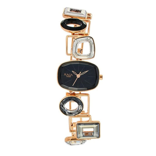 Titan Raga Facets Black Women's Watch 95118WM01