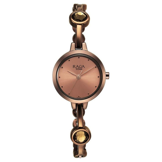 Titan Raga Viva Rose Gold Women's Watch 2576QM01